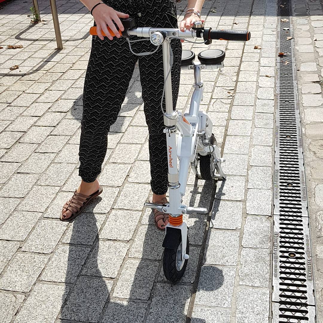 Folding electric bike