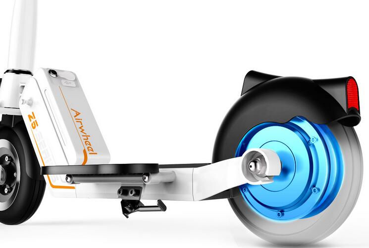 Airwheel Z5  سكوتر التوازن الذاتي واقفاً سكوتر الكهربائية بسيط ويساير الموضة في العوامل الخارجية، تفسير جمال الفن عن طريق تصميم فريد من نوعه.