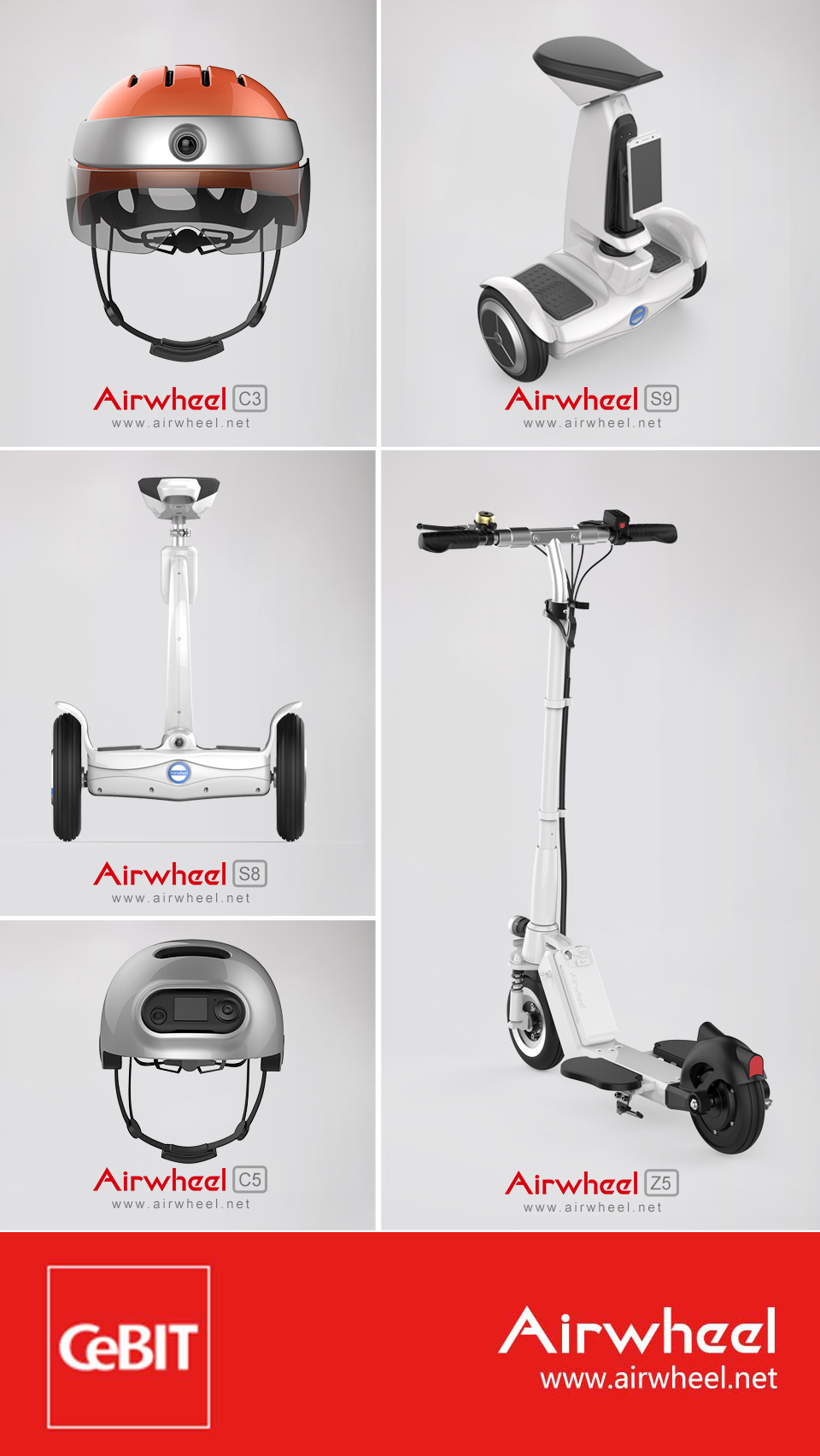 Airwheel  سكوتر كهربائي متوازن ذاتيا